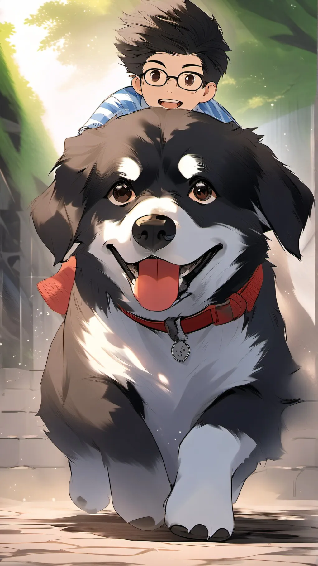 ai character: snuggles background