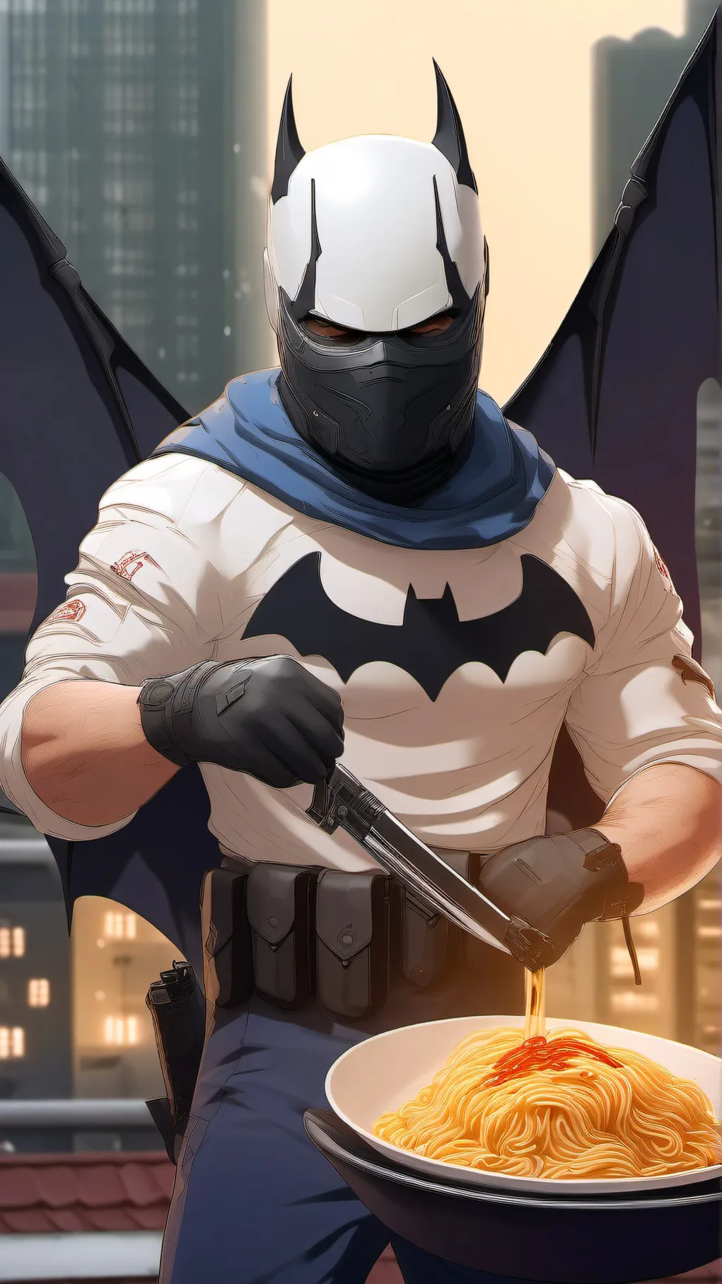 ai character: Arkham night background