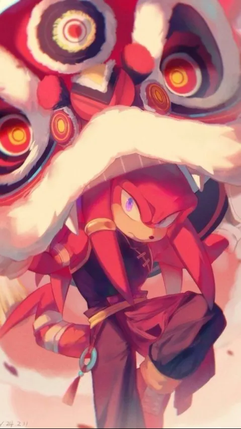 ai character: Carnival Knuckles background