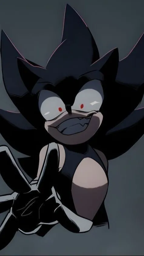 ai character: Dark Sonic background