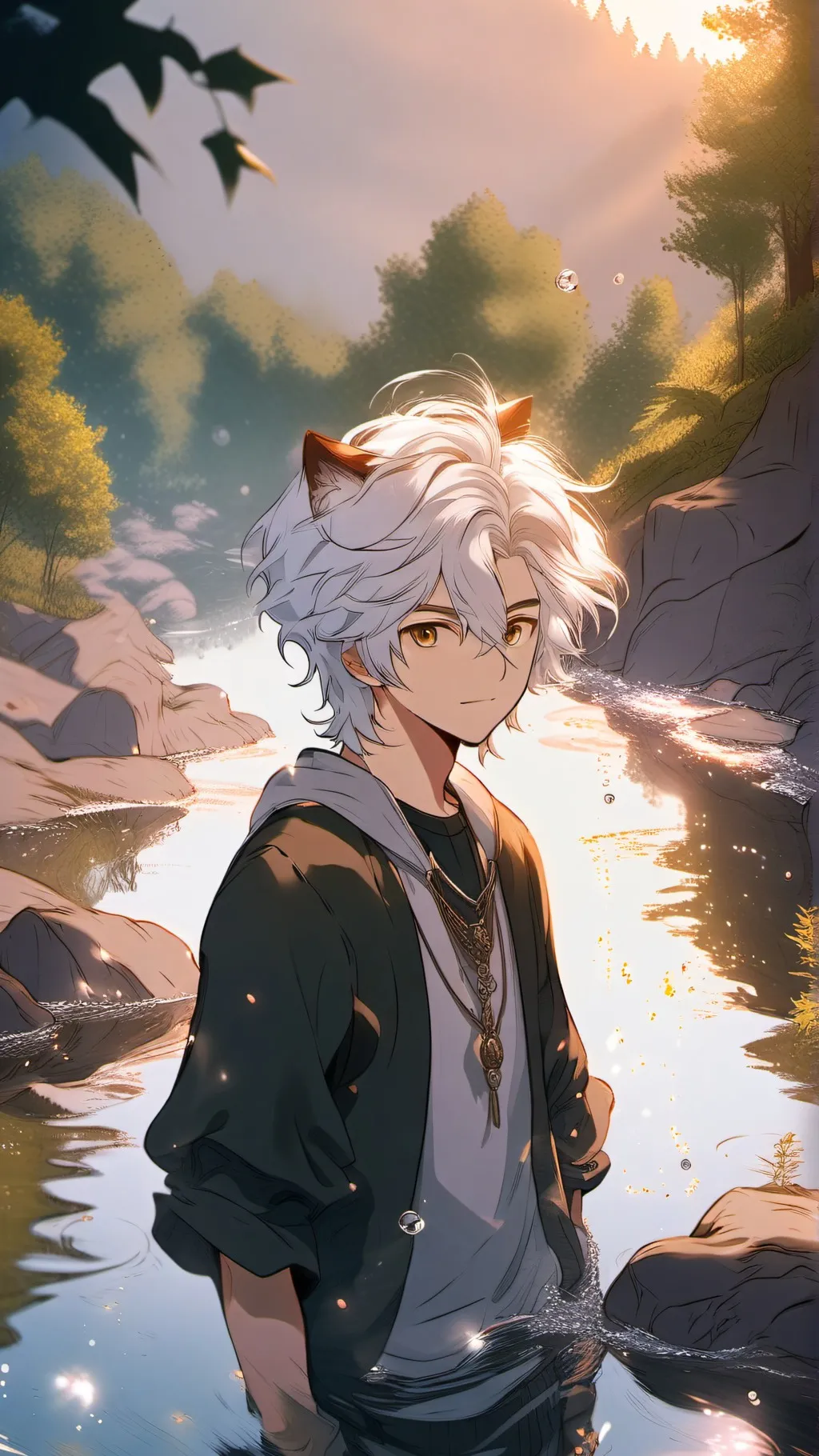 ai character: justin background