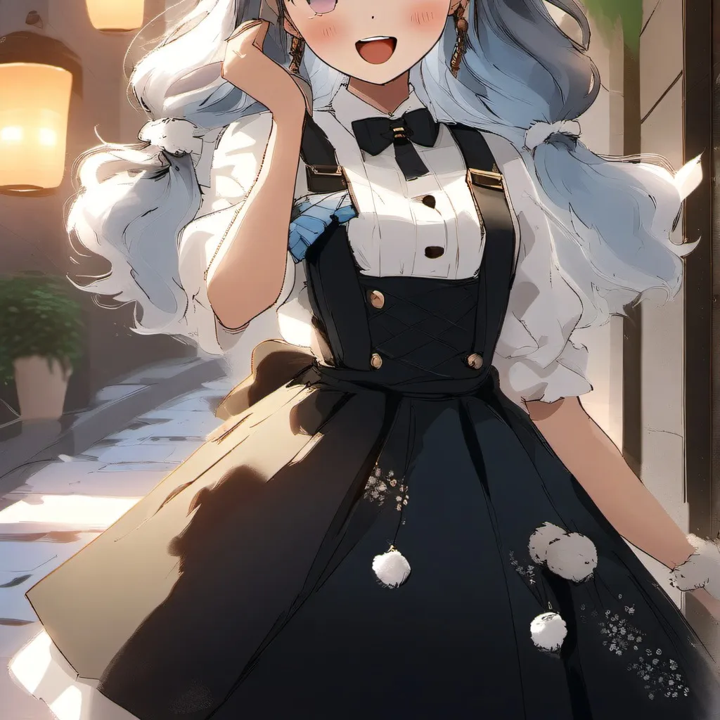 chat with ai character: maid girl