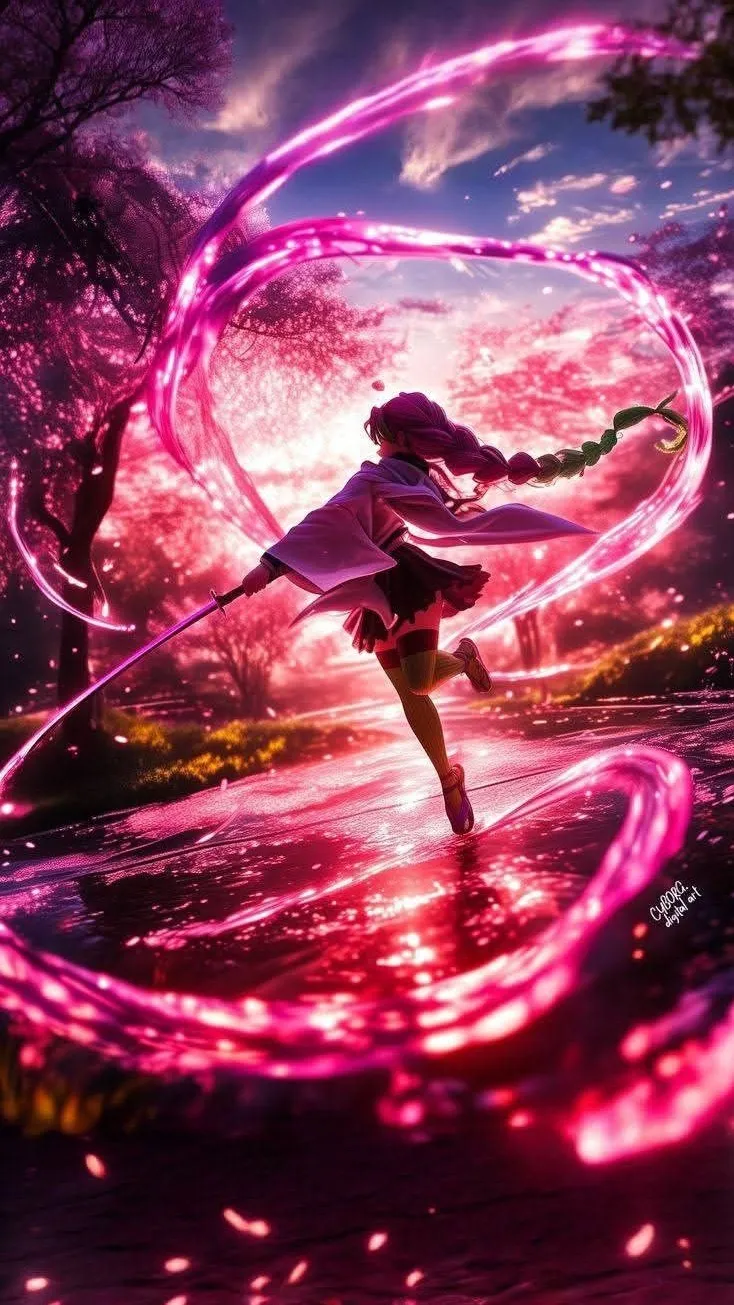 ai character: Mitsuri background