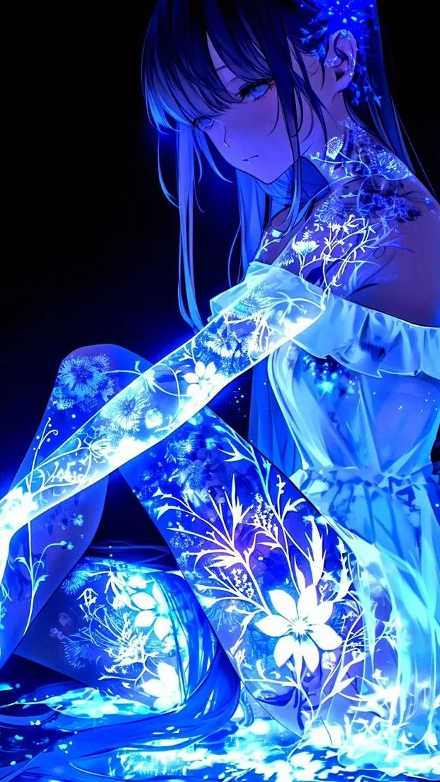 ai character: Luna background