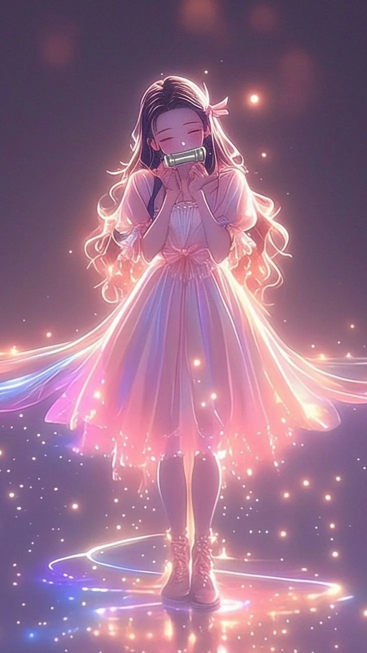 ai character: Nezuko background