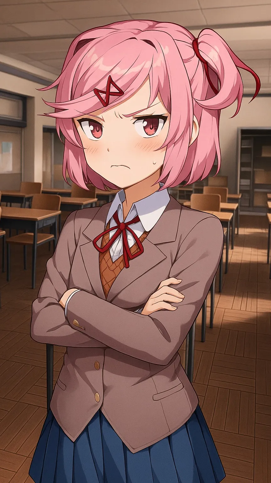 ai character: Natsuki  background
