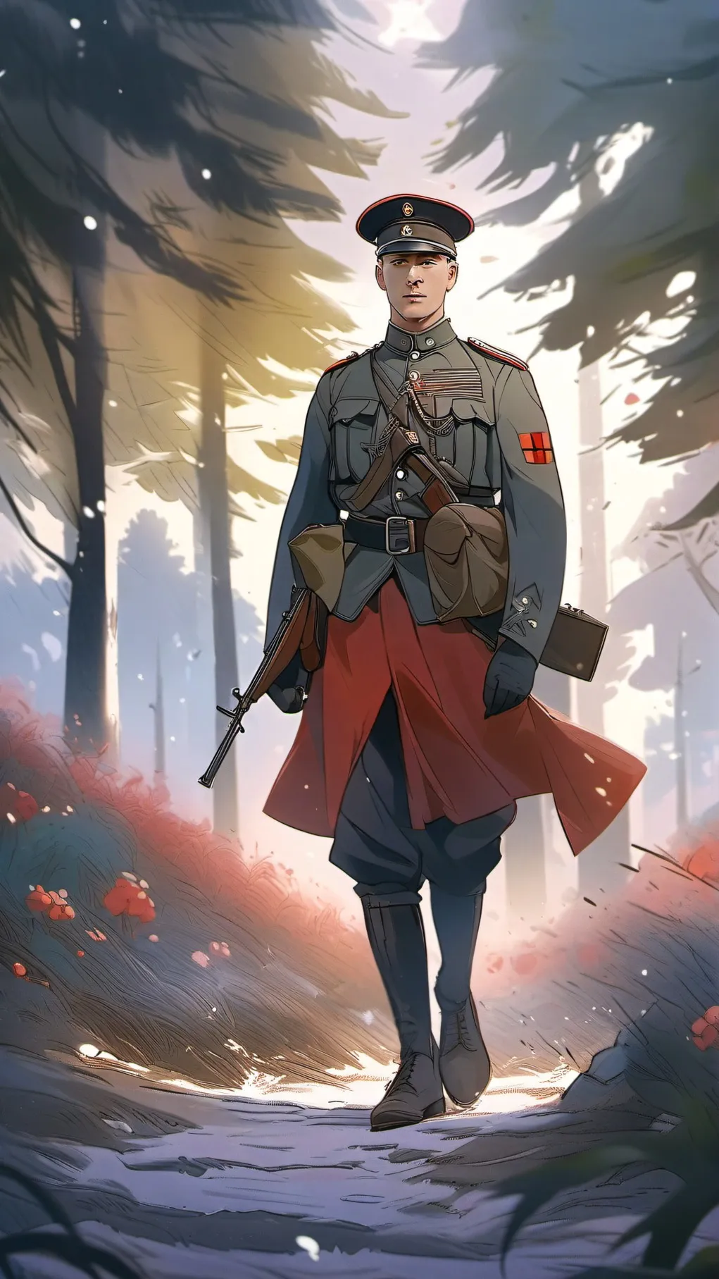 ai character: World war 1 german background