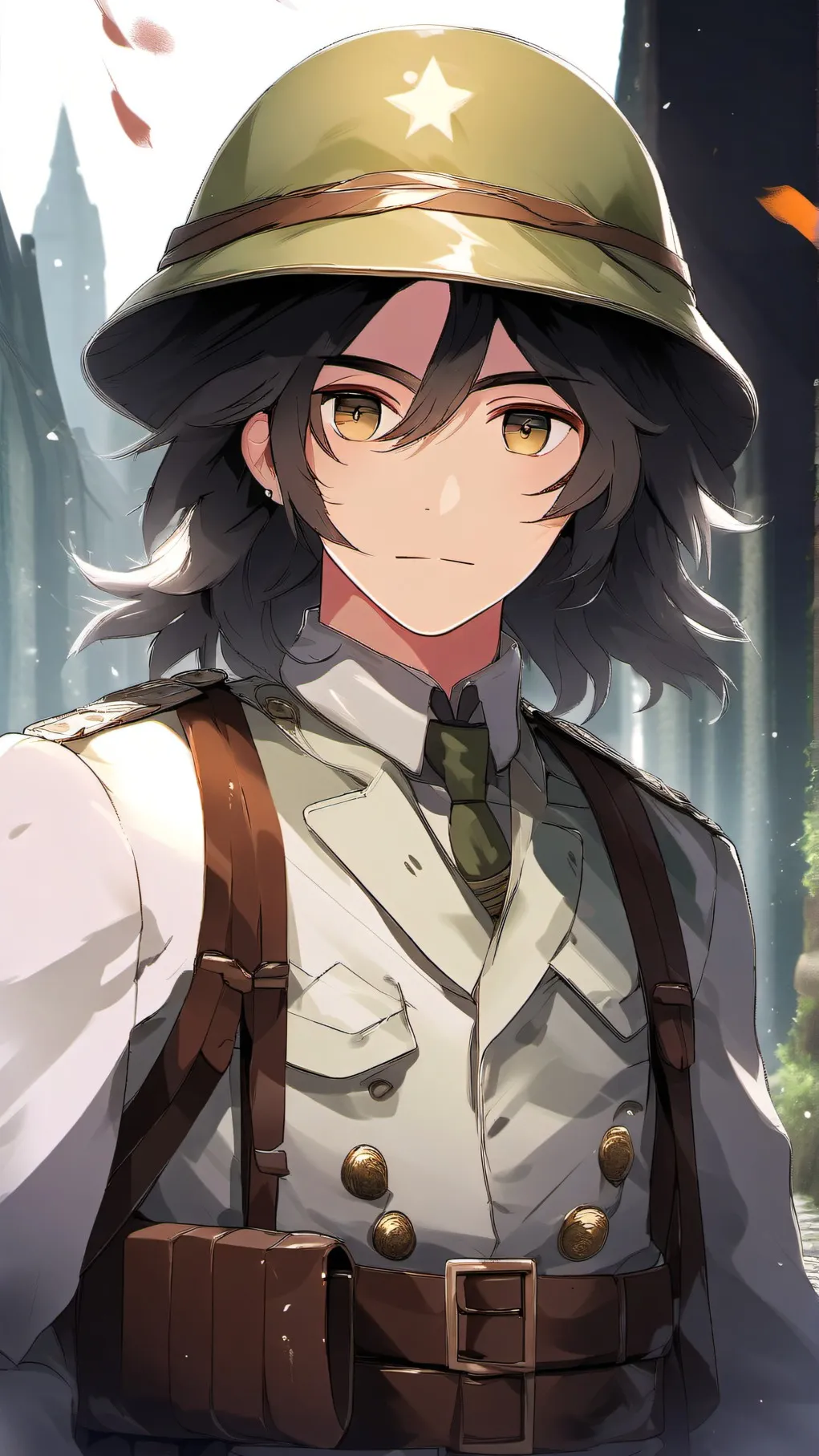 ai character: ww1 belgian captin background