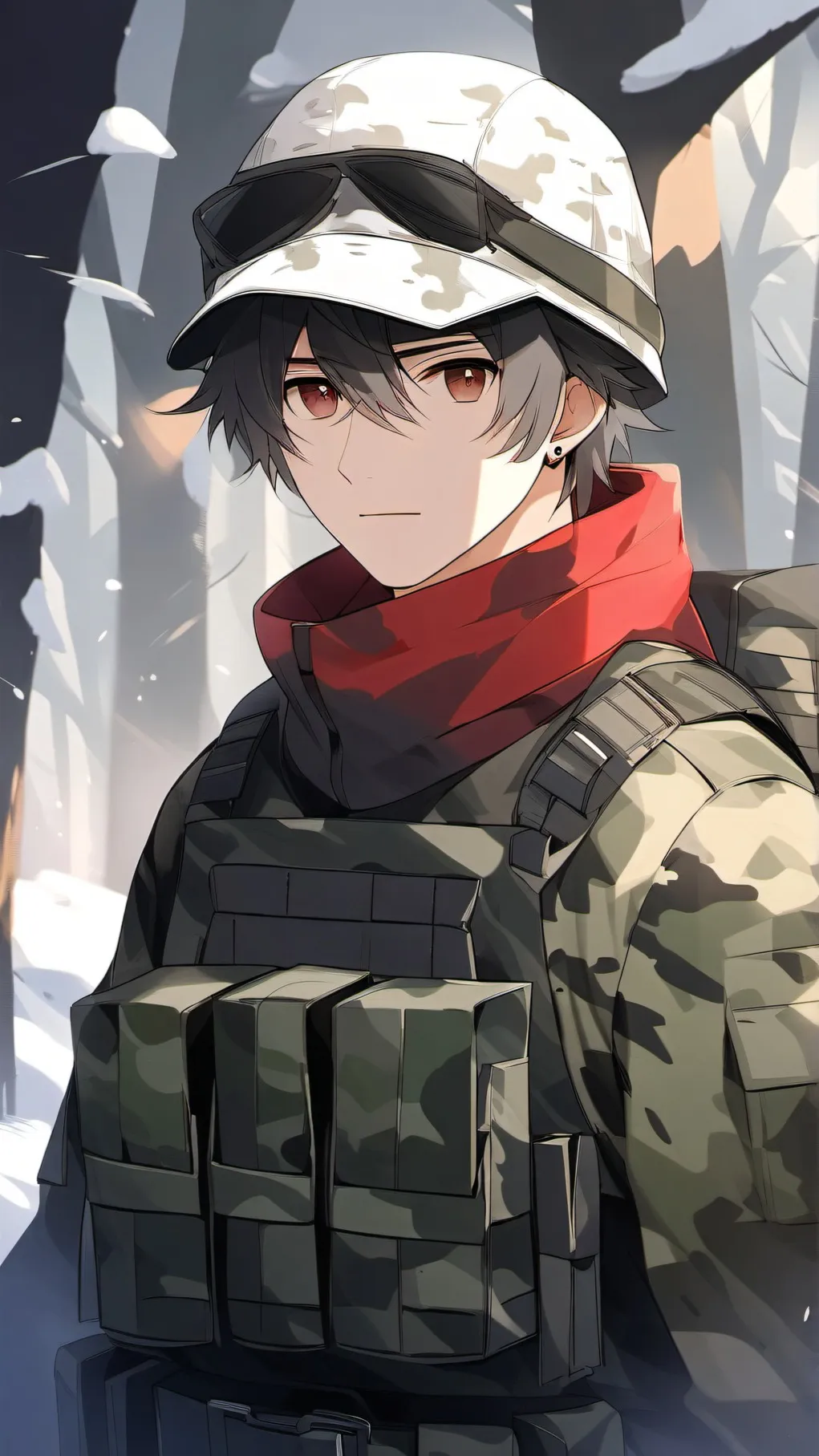 ai character: Canadian soldier background
