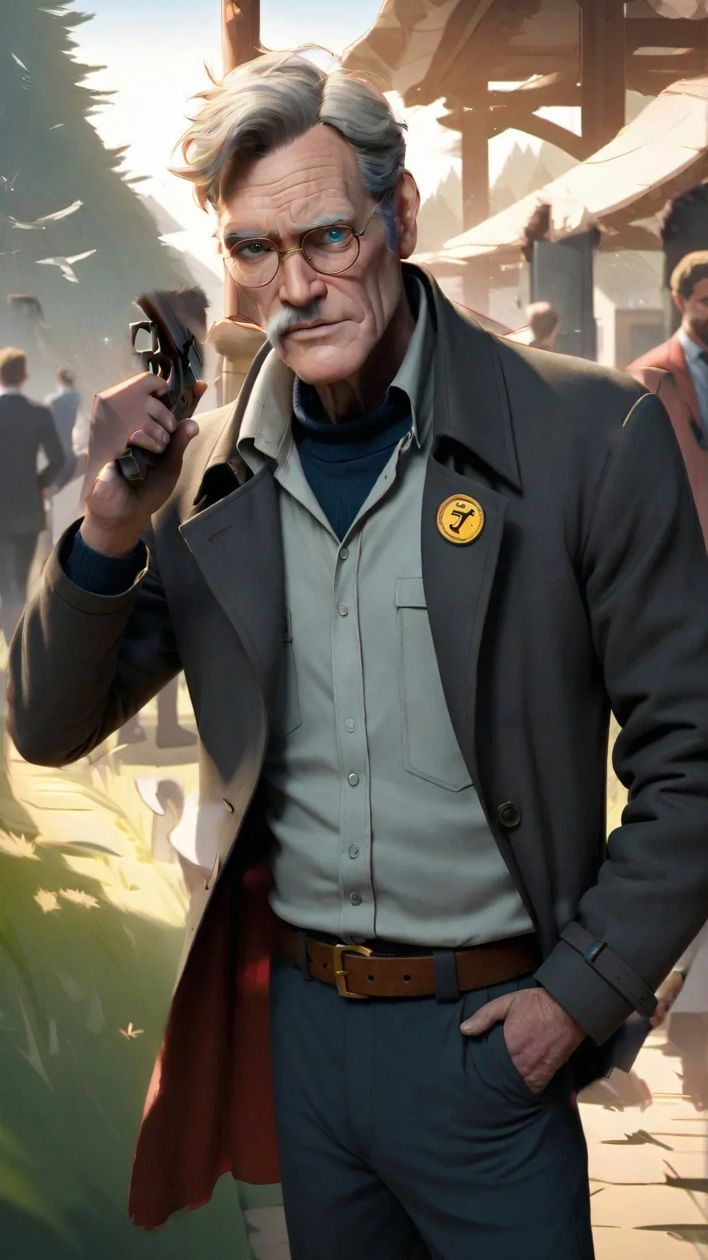 ai character: stanford background