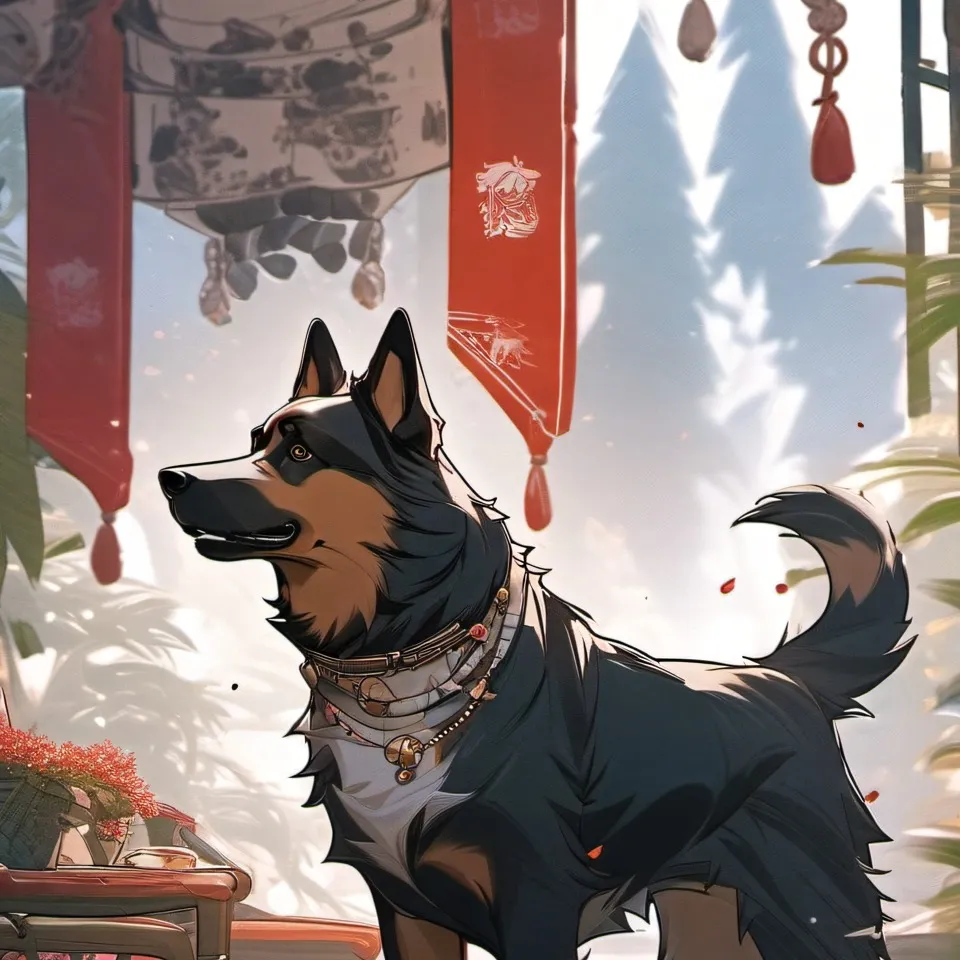 chat with ai character: dog