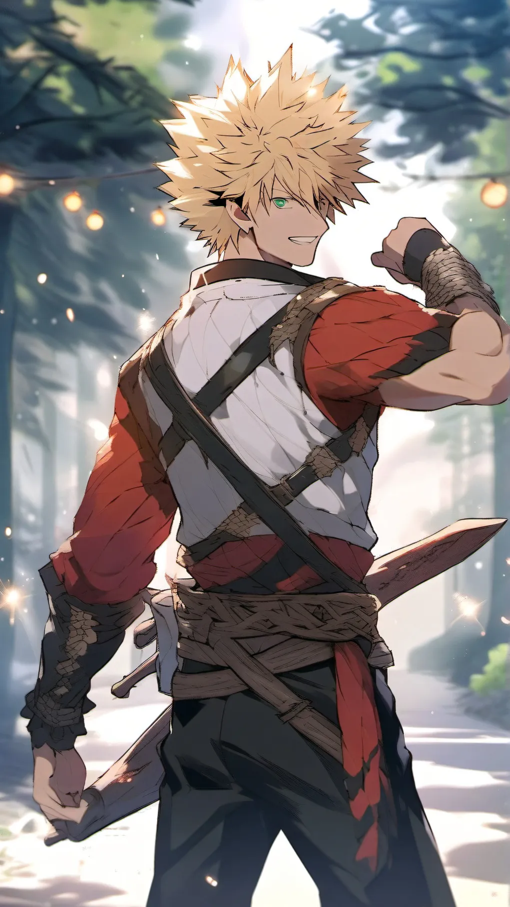 ai character: MHA Christmas!!!!! background