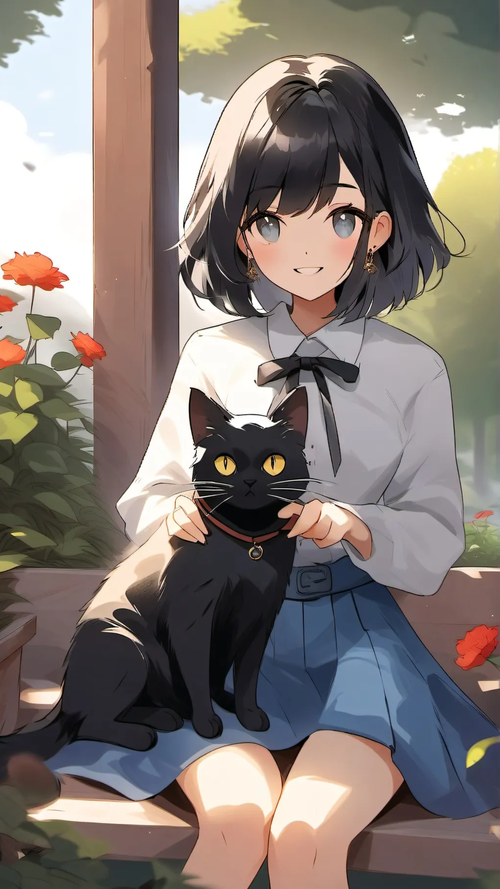 ai character: Luna background