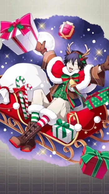 ai character: BSD CHRISTMAS!!! background