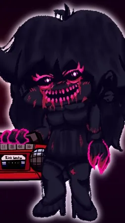 ai character: Corrupted Gf background