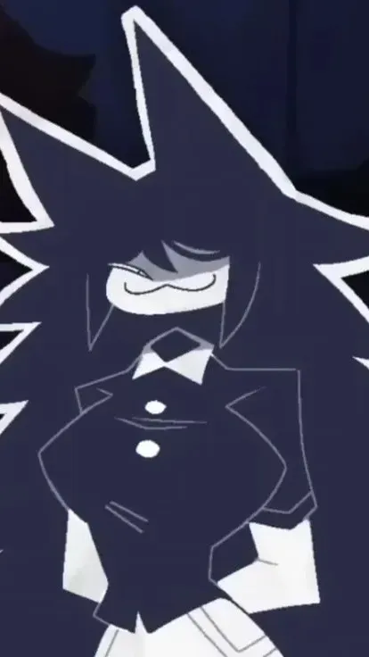 ai character: Miss circle background