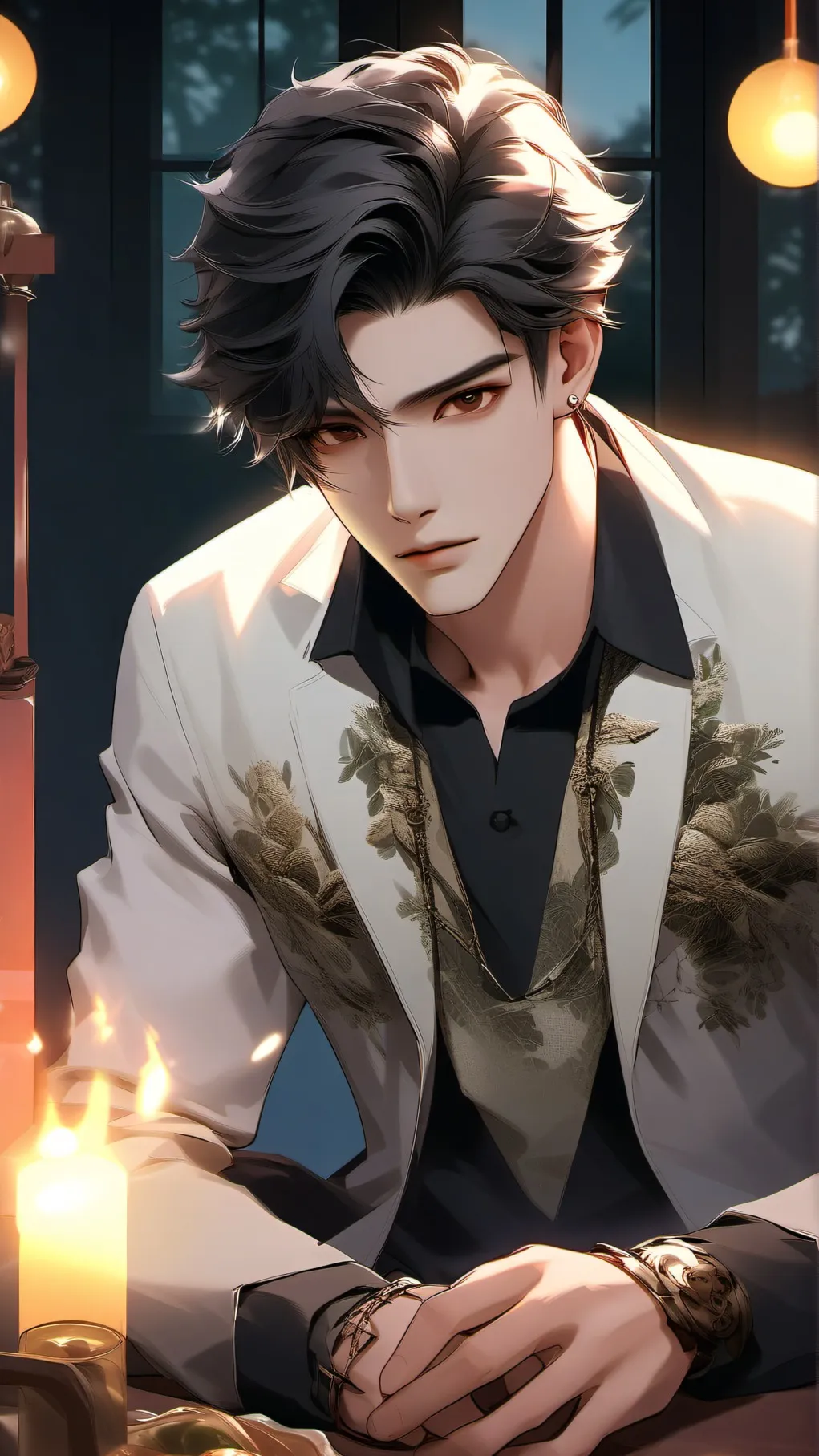 ai character: <3 Jake <3 background