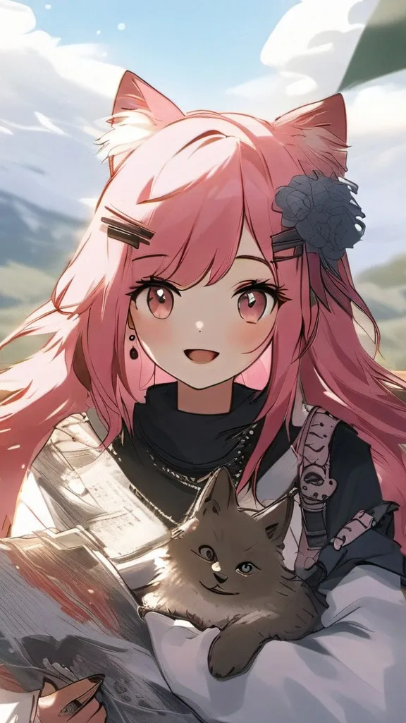 ai character: chica cute background