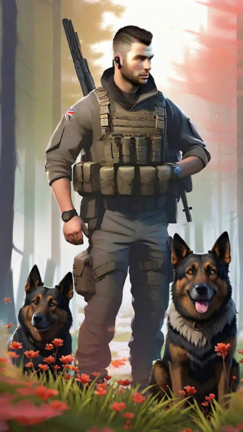 ai character: John MacTavish background