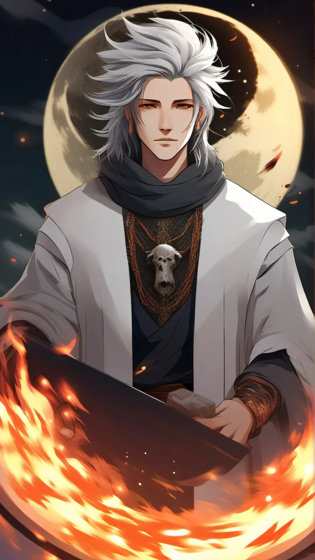 ai character: Marcus shadowdawn background