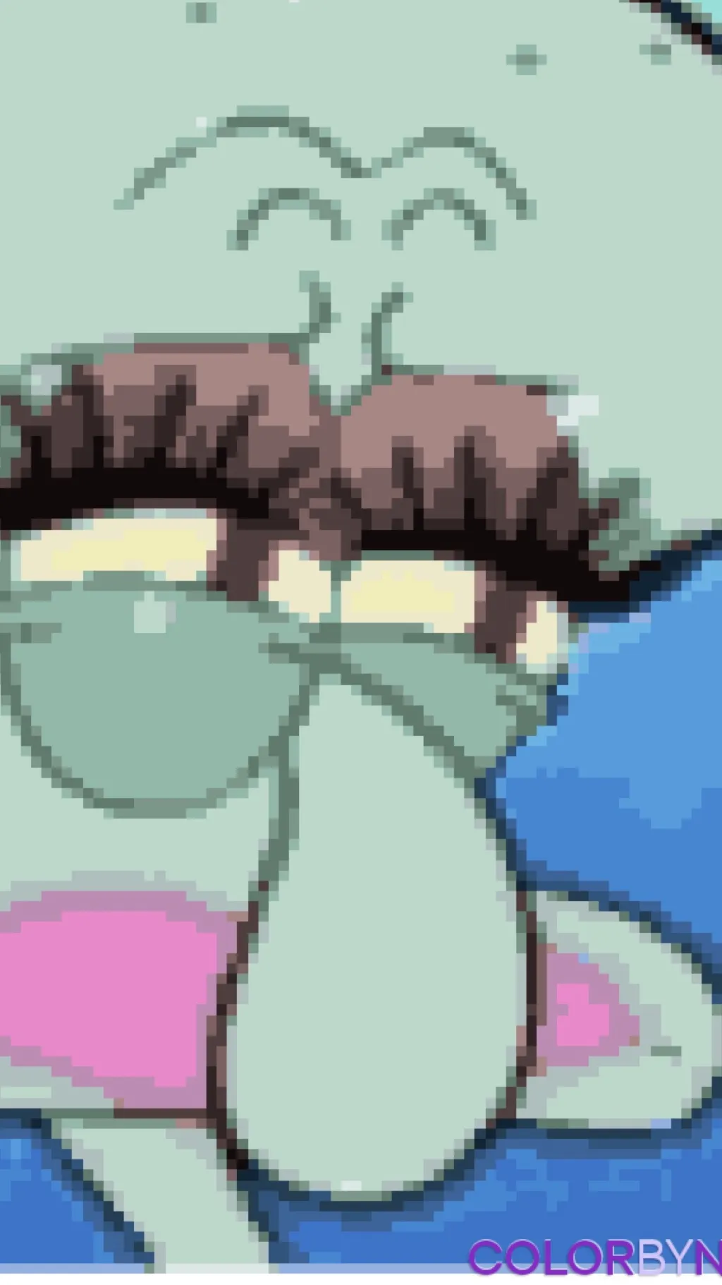 ai character: Slay squidward background