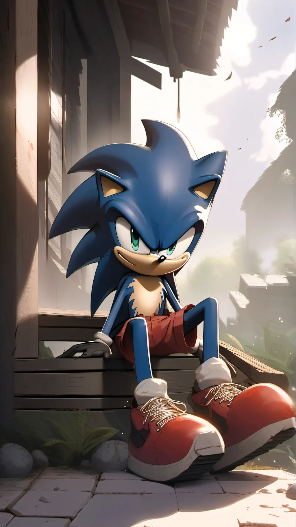 ai character: Sonic background