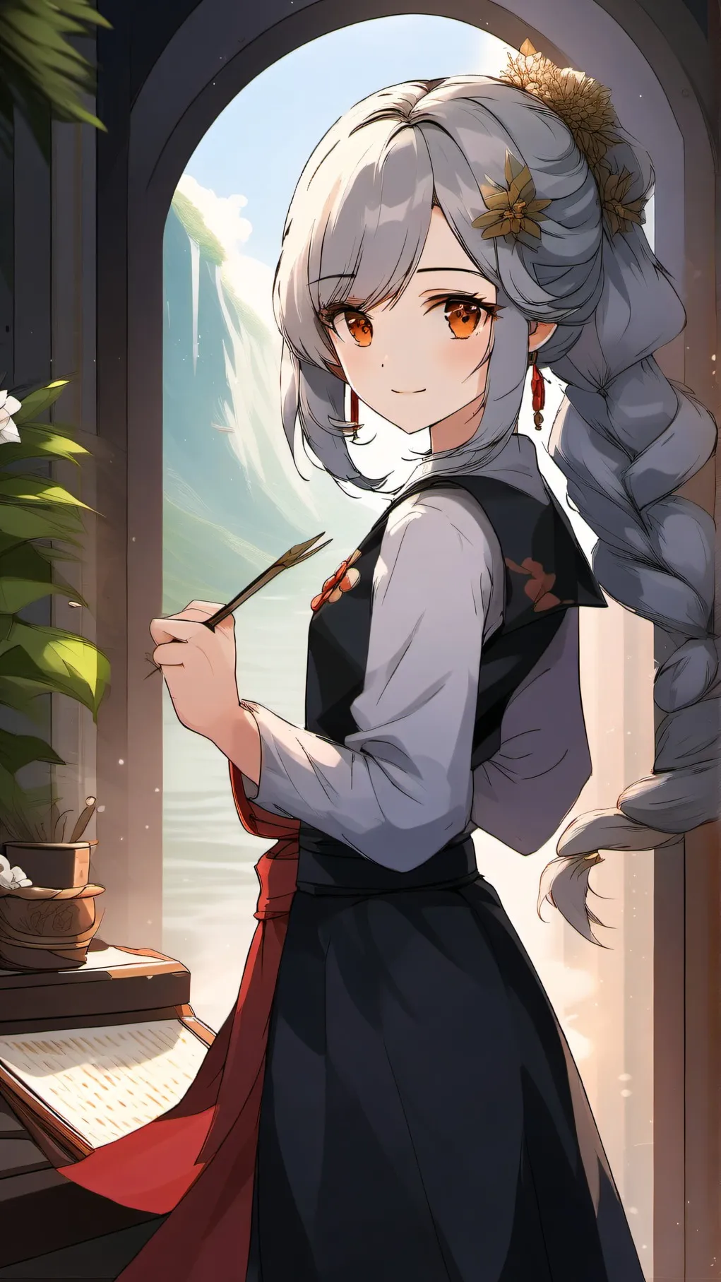 ai character: Helper (Fantasy) background