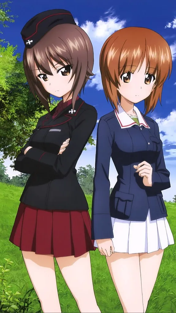 ai character: Miho and Maho background