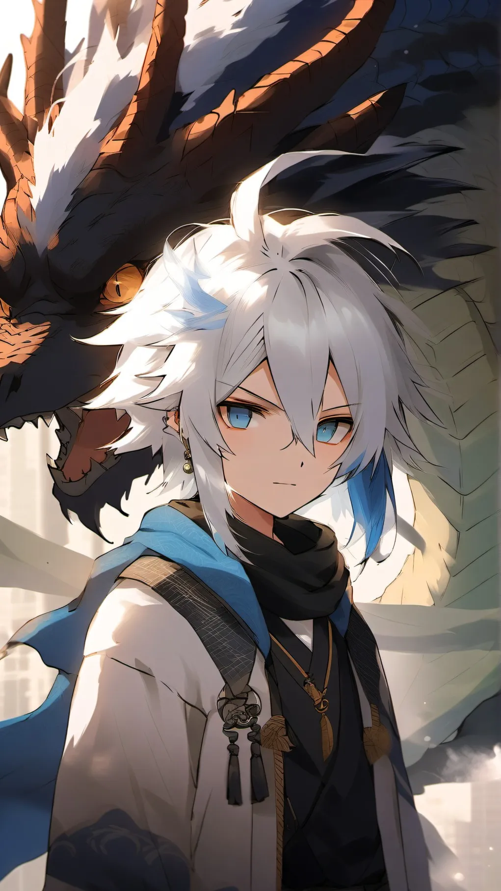 ai character: Caelum background