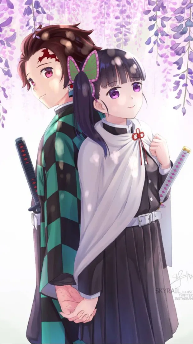 ai character: Tanjiro x Kanao background