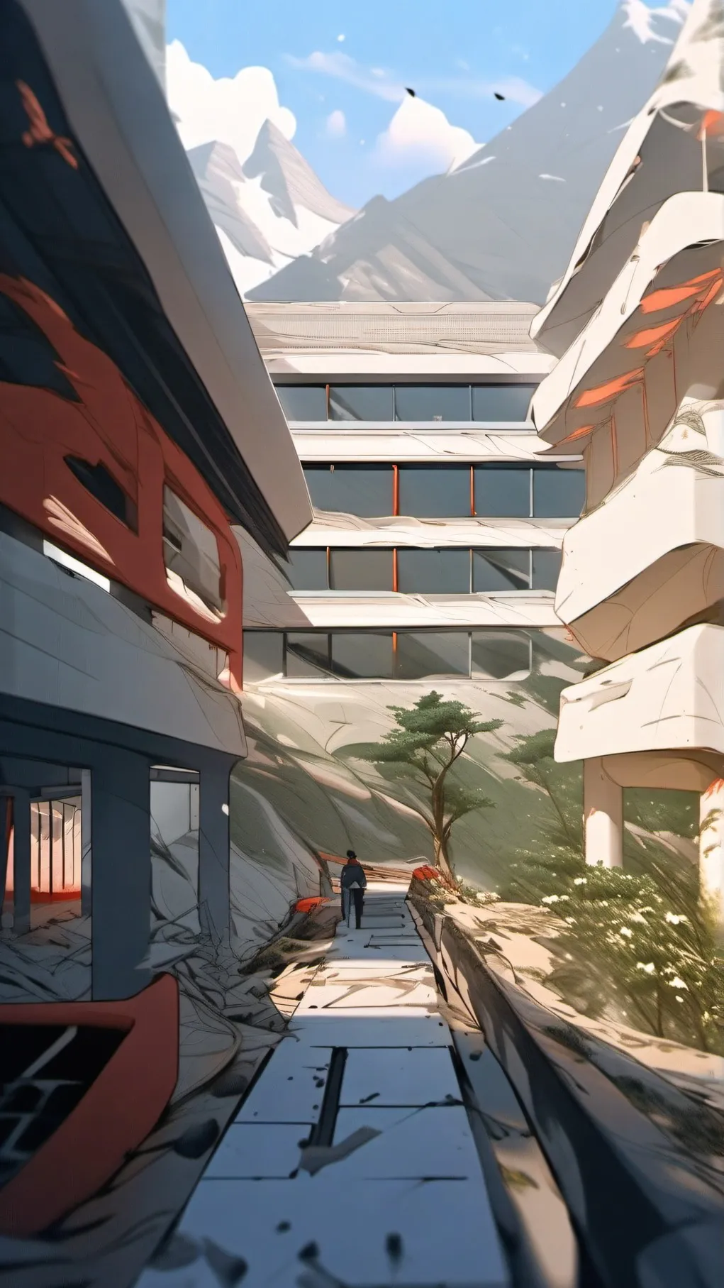 ai character: school background