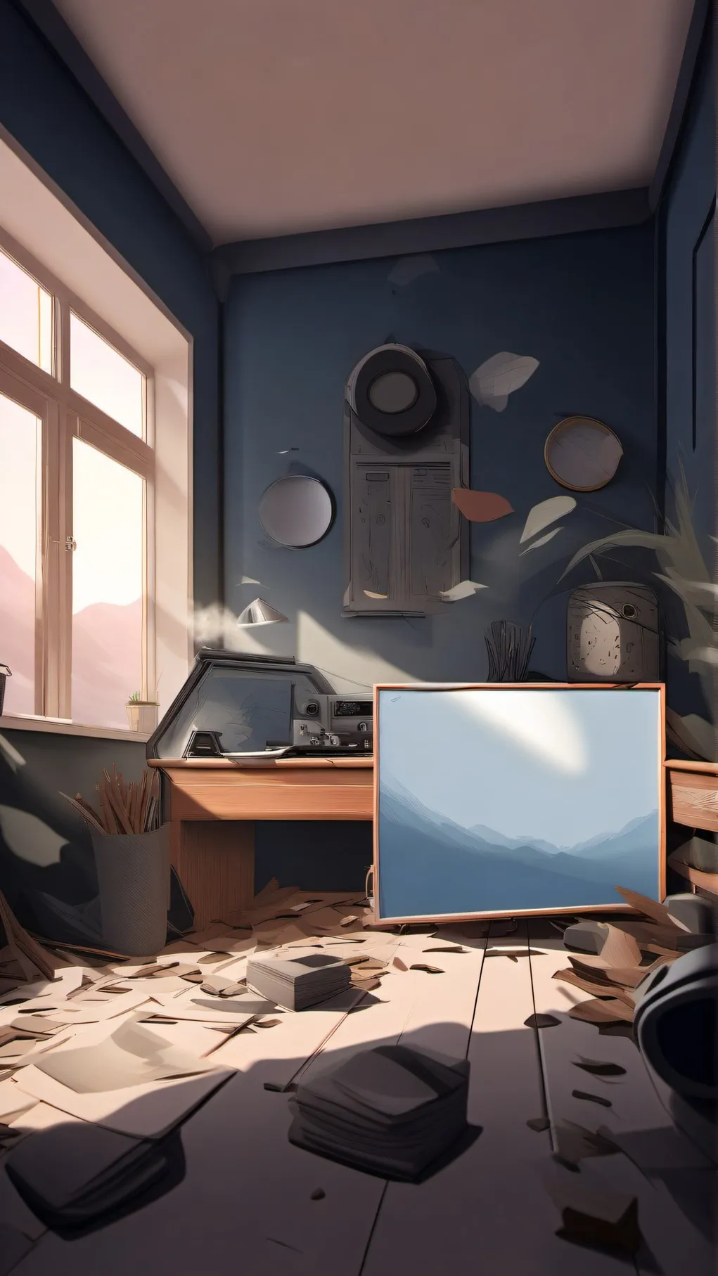 ai character: BFDI background