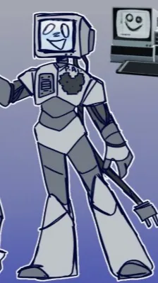 ai character: p.AI.nter background