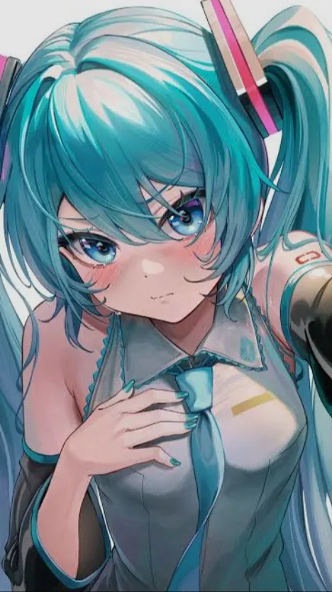 ai character: Hatsune miku background