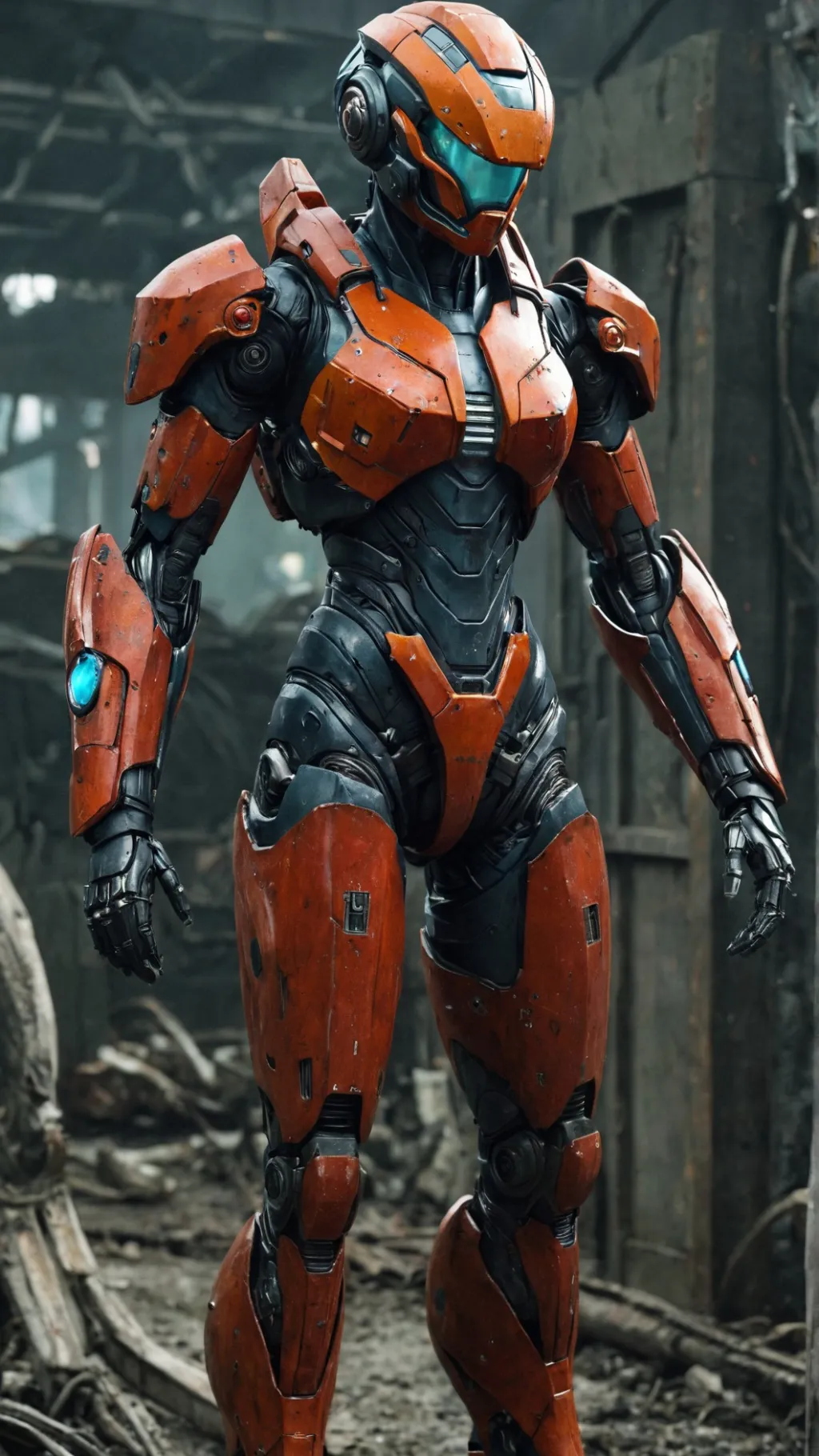 ai character: thunder wolf background