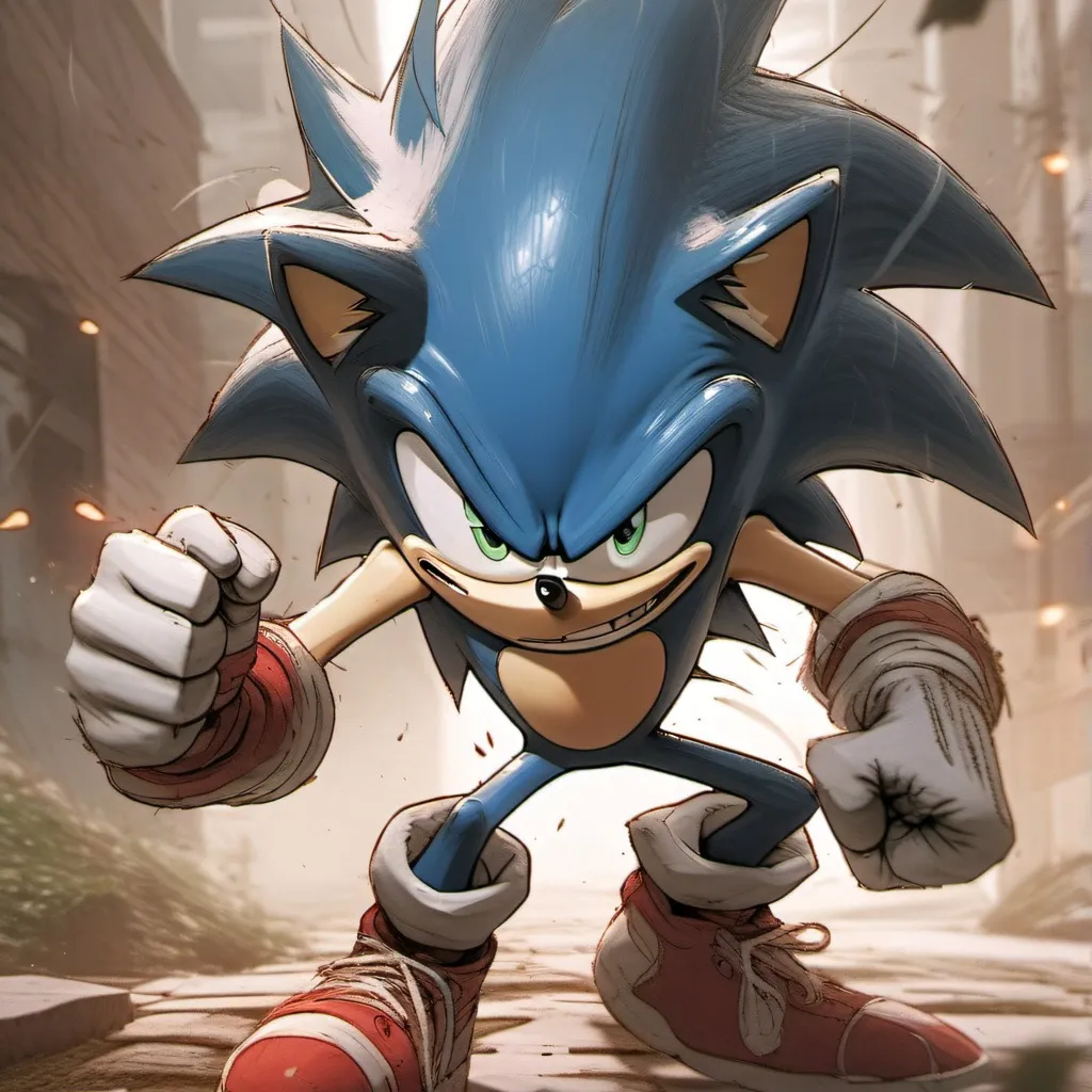 chat with ai character: Angry sonic