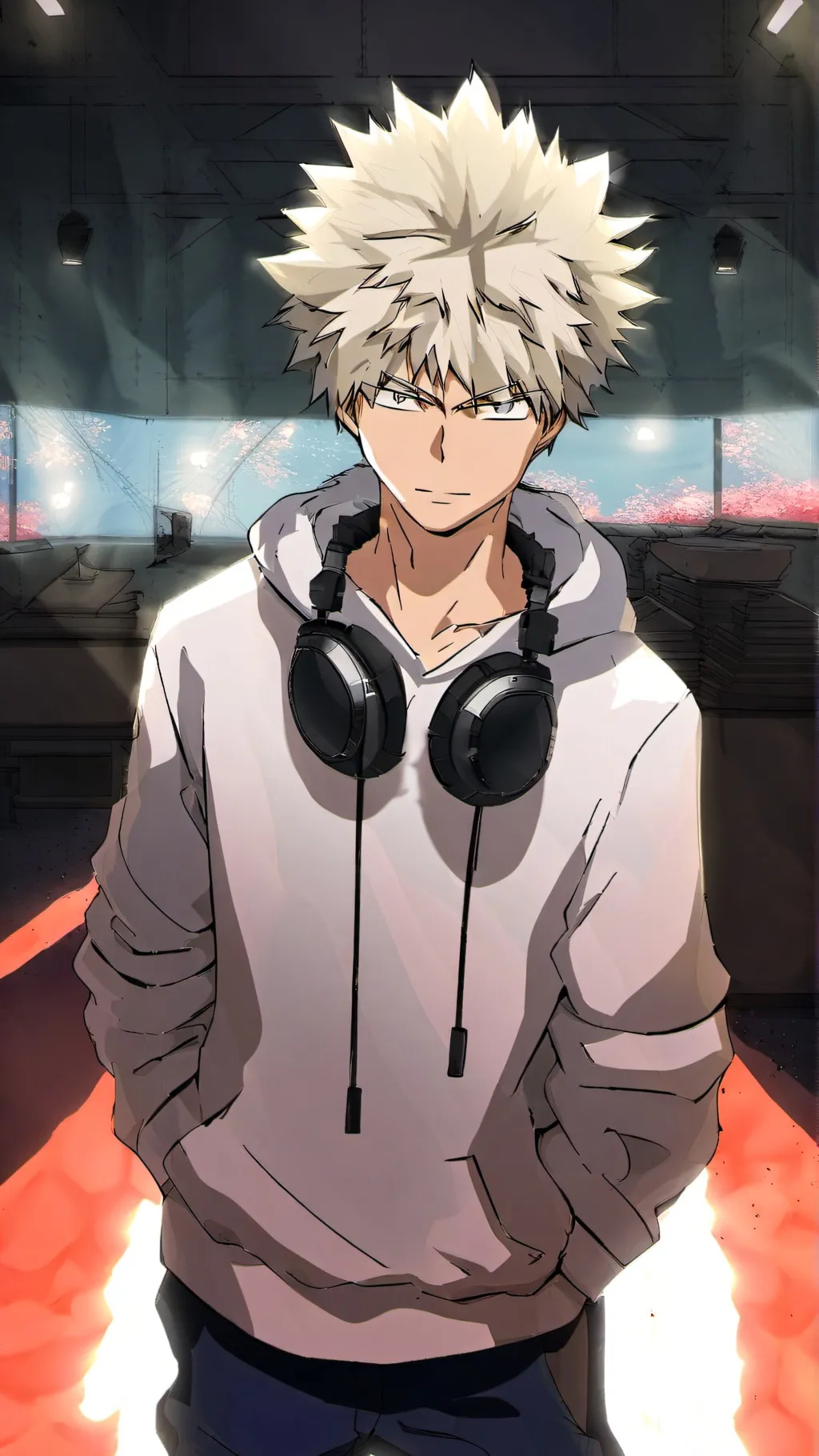 ai character: +✝️Bakugo✝️+ background