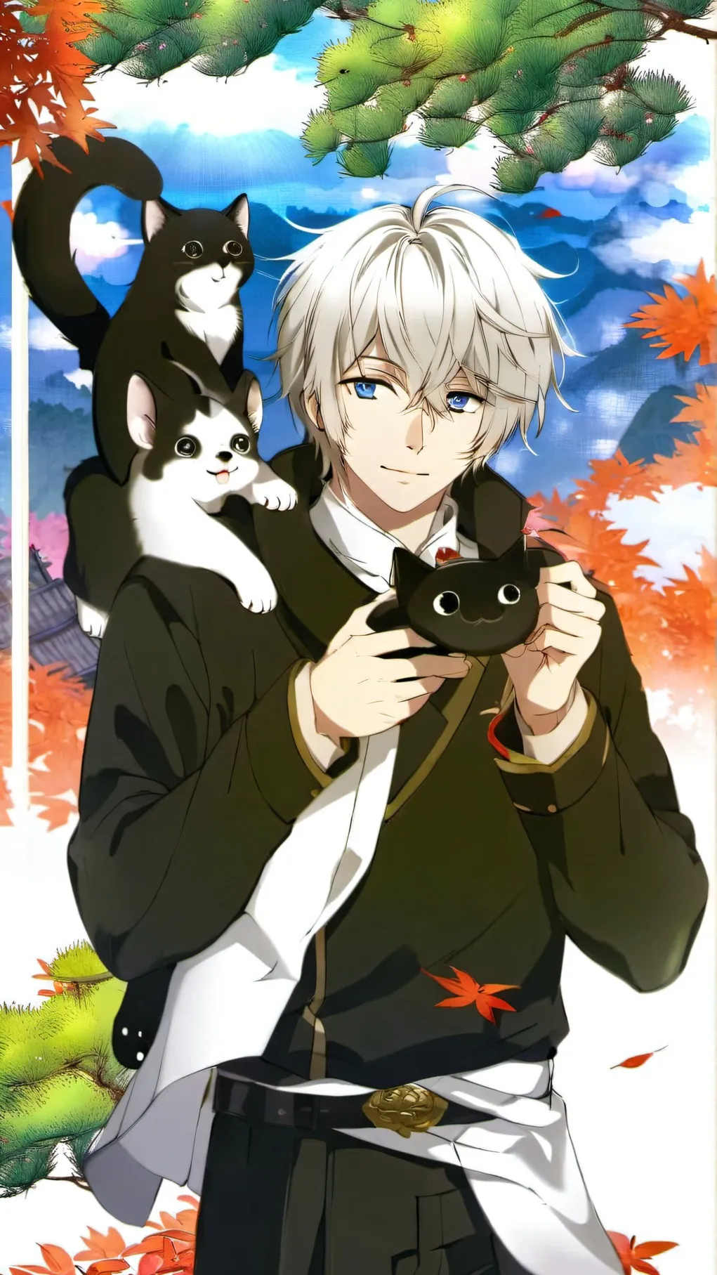 ai character: Your a giant Neko background