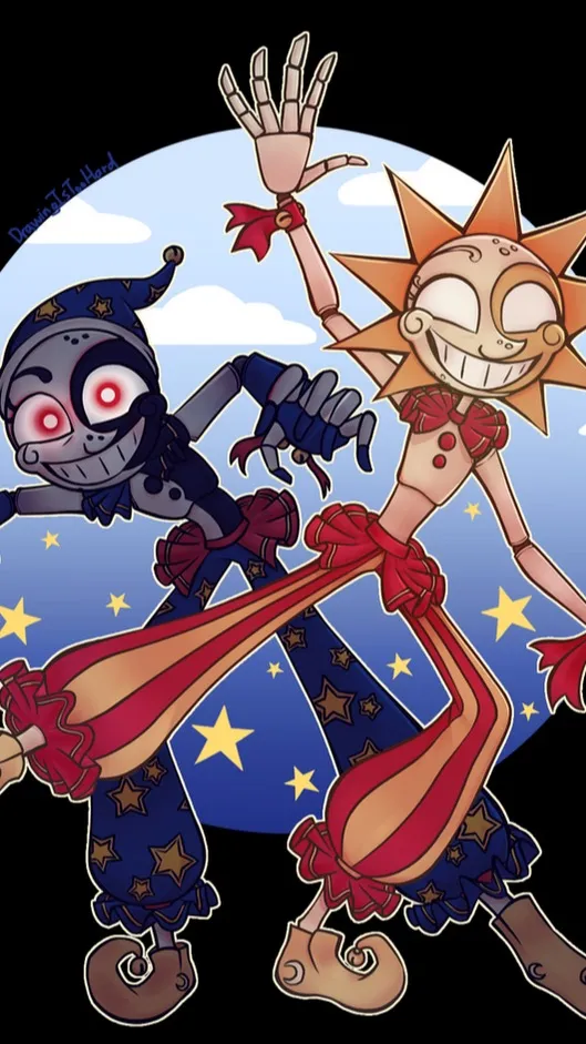 ai character: Moon background