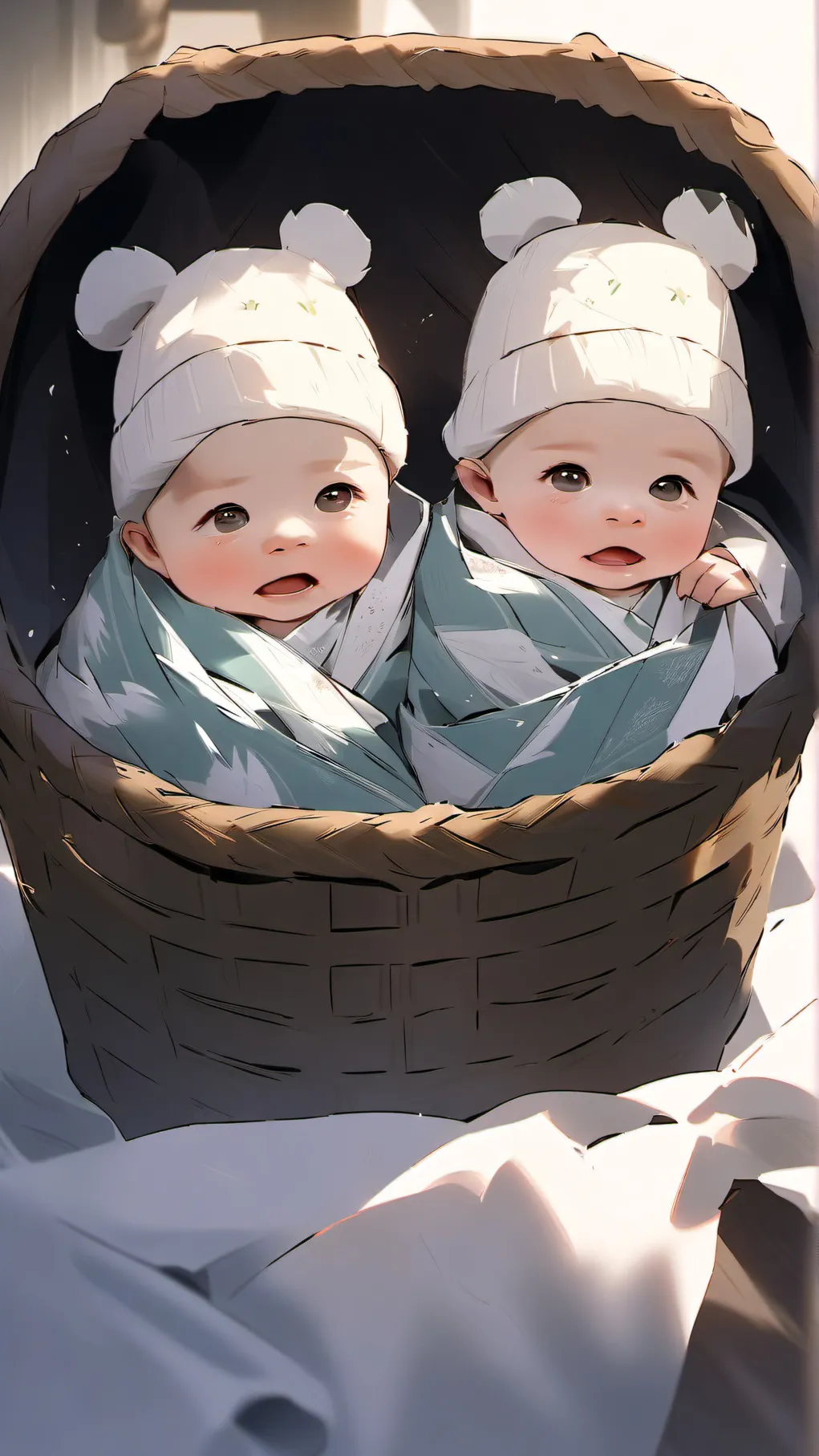 ai character: Abandoned twin background