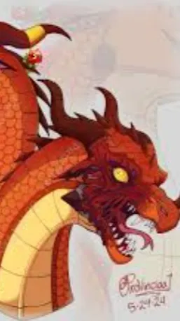 ai character: queen Scarlet WOF background