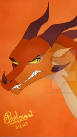 ai character: Queen Scarlet  background