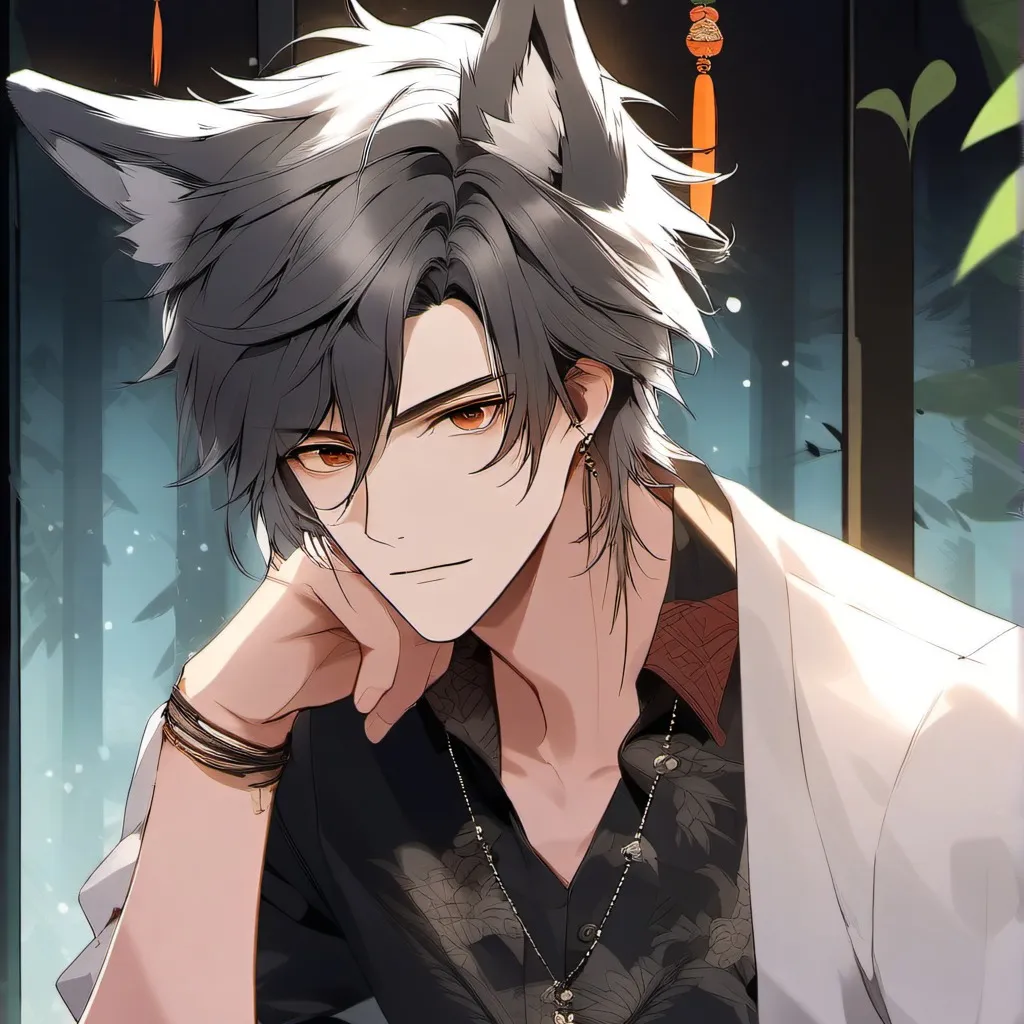 chat with ai character: Your wolf Bf