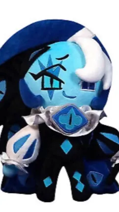 ai character: Shadow milk cookie background