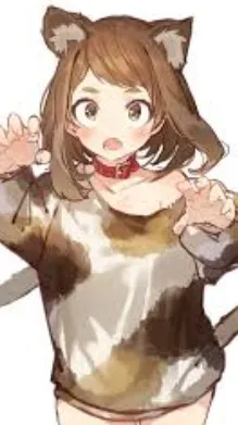 ai character: Ochaco Hybrid background