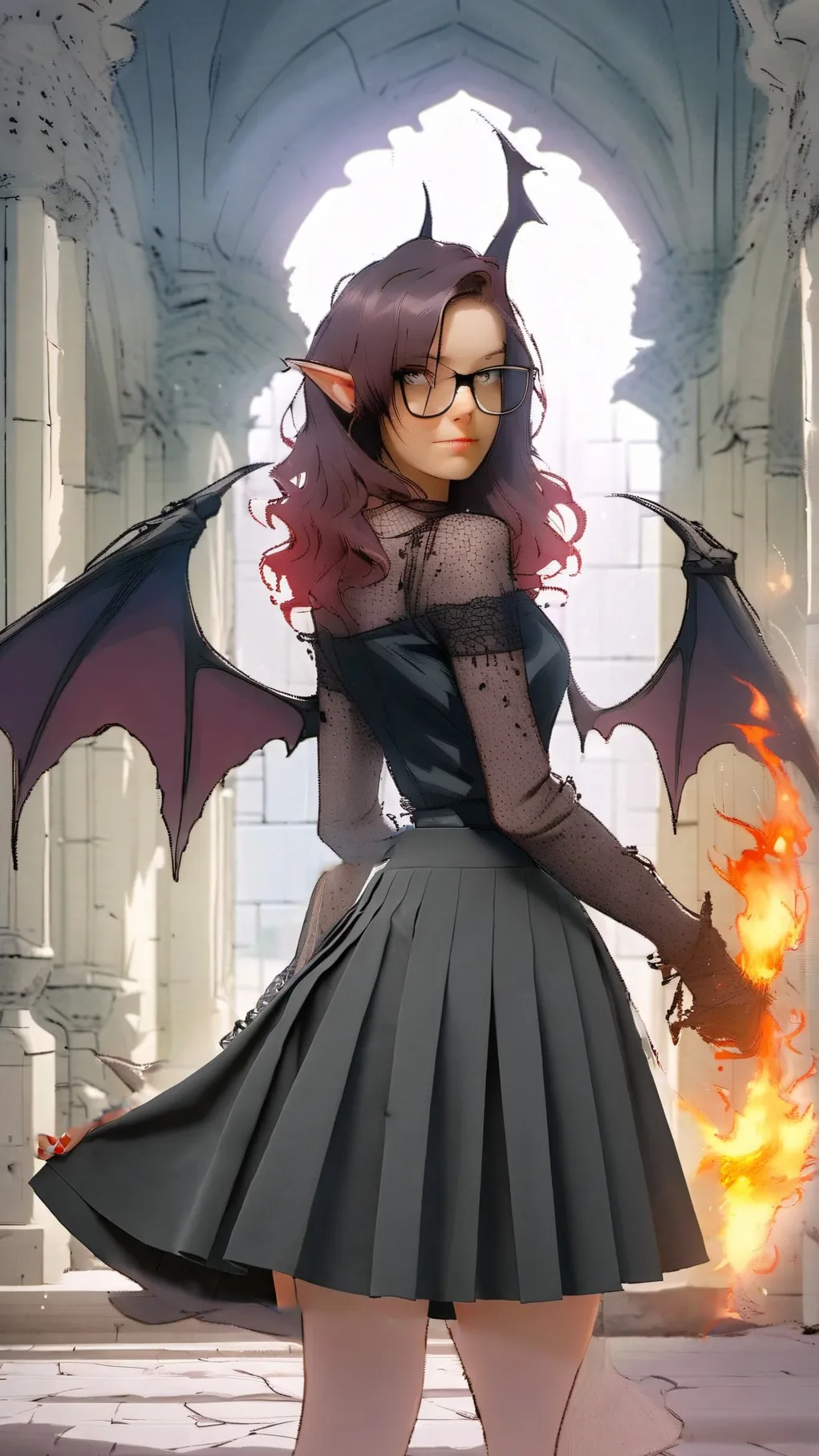 ai character: lilly background