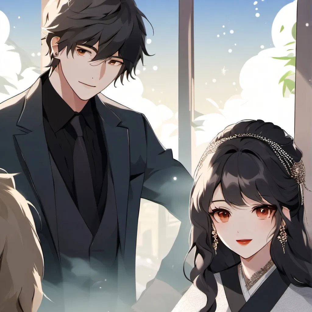 chat with ai character: New years party