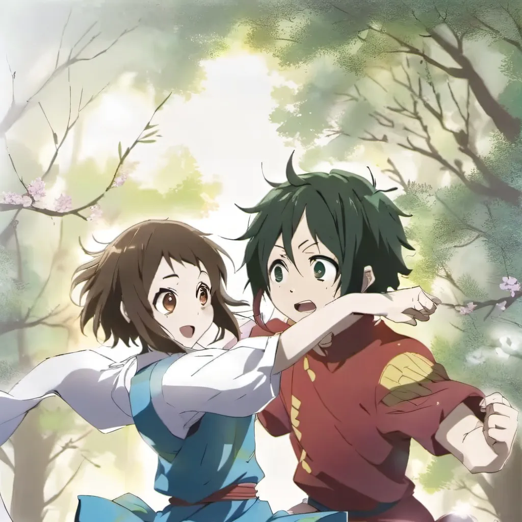 chat with ai character: Deku cheated