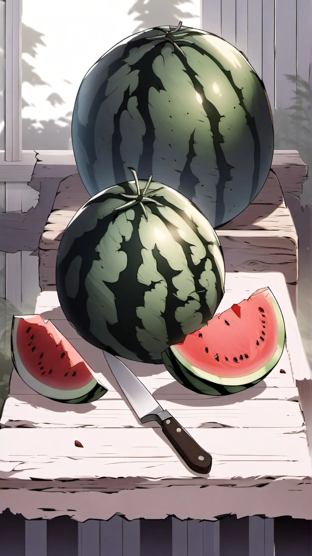ai character: Watermelon AI background
