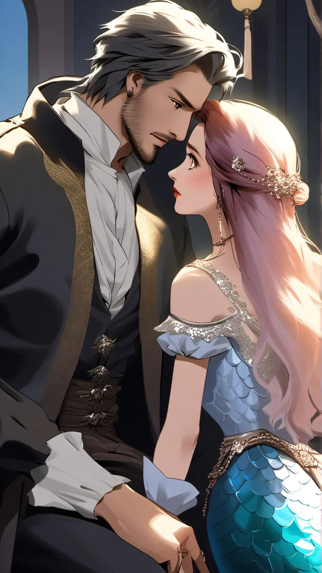 ai character: Aki  background